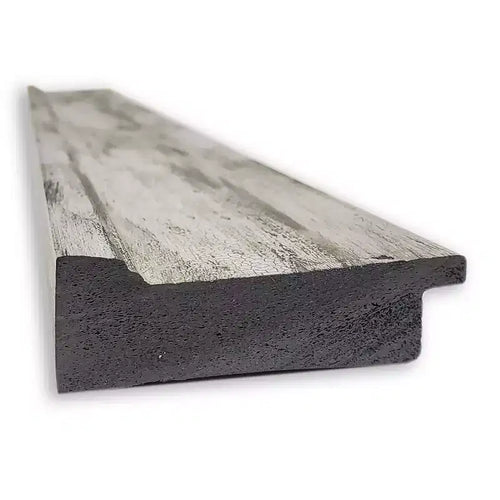 Specchio da porta metallizzato con cornice "screpolata" 19" x 53" - Amanti Art: Corpo intero in polistirolo, Montaggio sopraporta