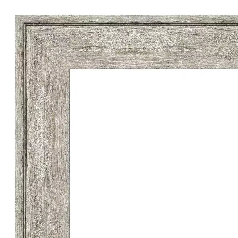 Specchio da porta metallizzato con cornice "screpolata" 19" x 53" - Amanti Art: Corpo intero in polistirolo, Montaggio sopraporta