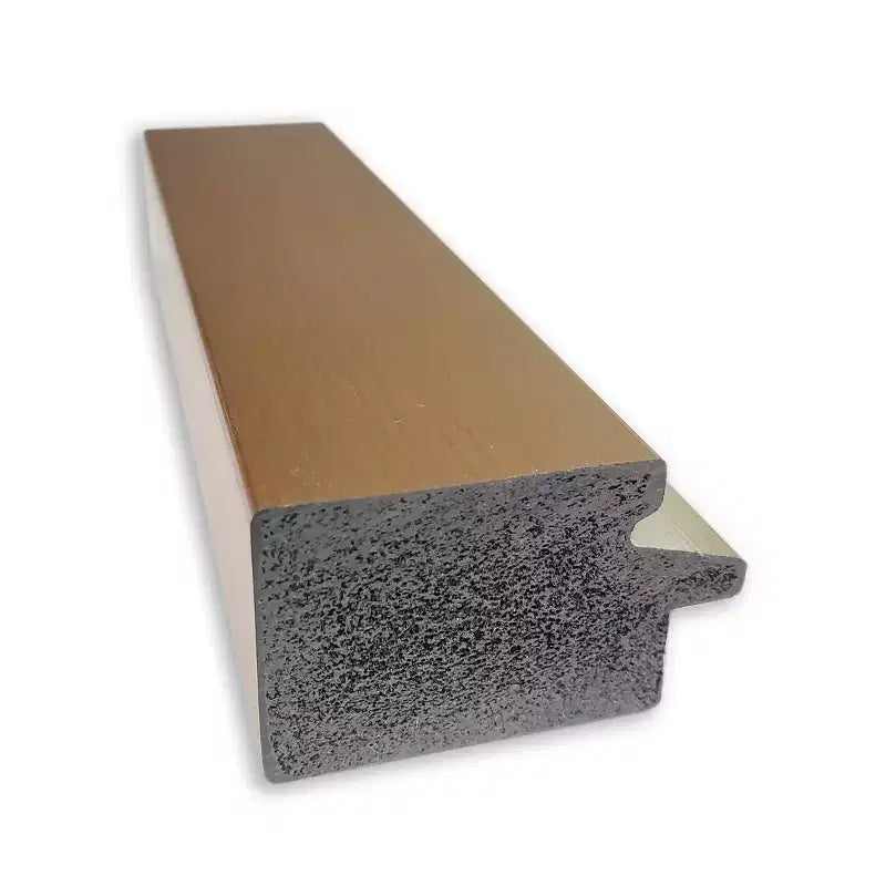 Specchio da terra/appoggio a figura intera incorniciato Eva Ambre da 27" x 63" oro - Amanti Art: Design moderno rettangolare in polistirolo