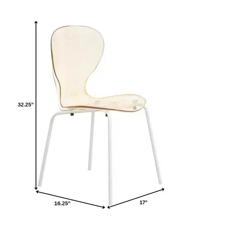 Set da pranzo 5 pezzi Tavolo da pranzo rotondo, 4 sedie da pranzo in plastica Gambe bianche