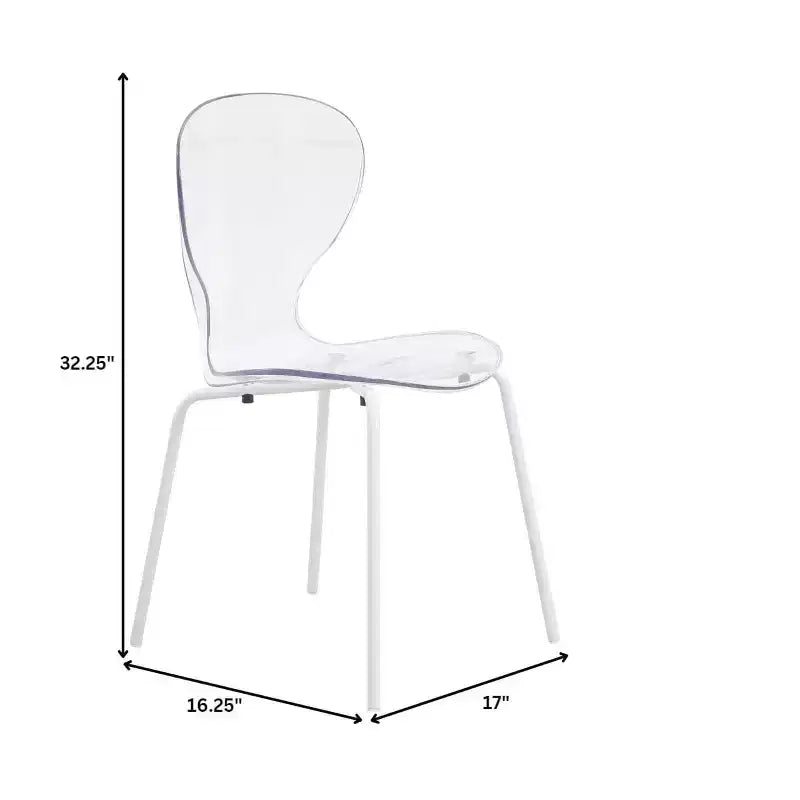 Set da pranzo 5 pezzi Tavolo da pranzo rotondo, 4 sedie da pranzo in plastica Gambe bianche