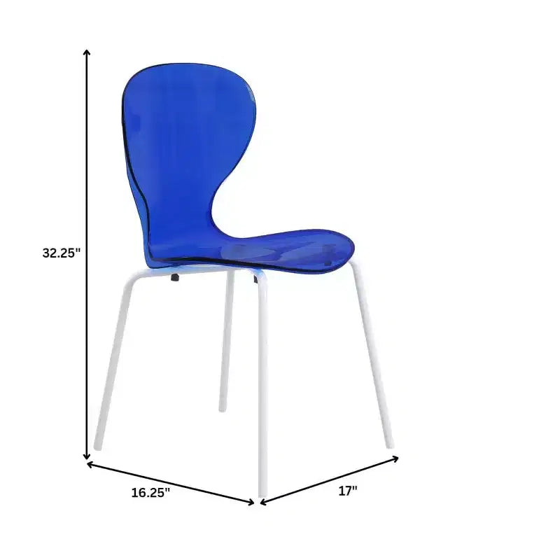 Set da pranzo 5 pezzi Tavolo da pranzo rotondo, 4 sedie da pranzo in plastica Gambe bianche