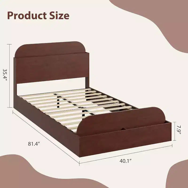 Divano Letto Singolo con Secondo Letto Estraibile, Struttura Imbottita con Cassetti Contenitori, Letto Moderno per Soggiorno o Camera da Letto