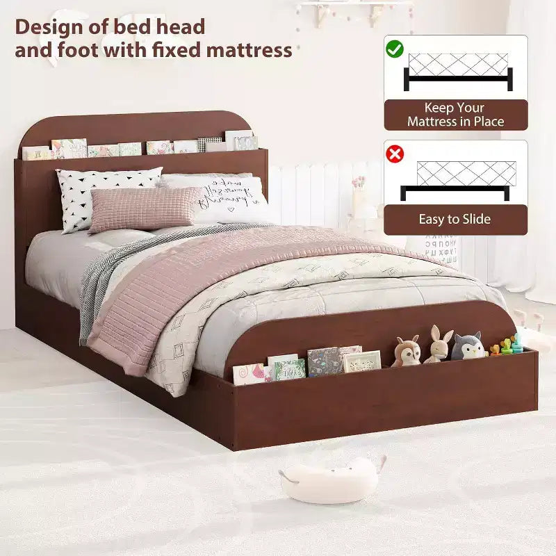 Divano Letto Singolo con Secondo Letto Estraibile, Struttura Imbottita con Cassetti Contenitori, Letto Moderno per Soggiorno o Camera da Letto