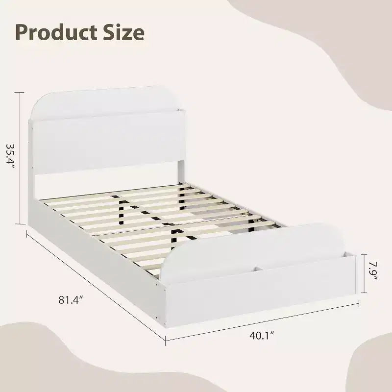 Divano Letto Singolo con Secondo Letto Estraibile, Struttura Imbottita con Cassetti Contenitori, Letto Moderno per Soggiorno o Camera da Letto