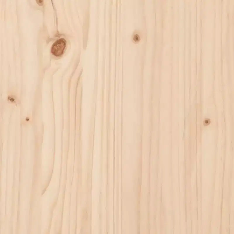 Libreria a giorno a 5 ripiani a forma di A, in legno massello di pino