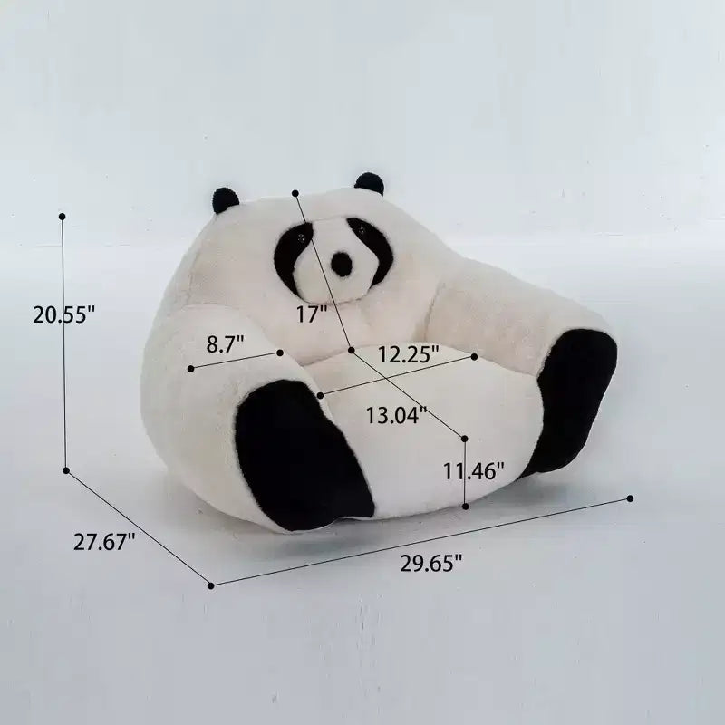 Poltrona sacco a forma di panda moderna